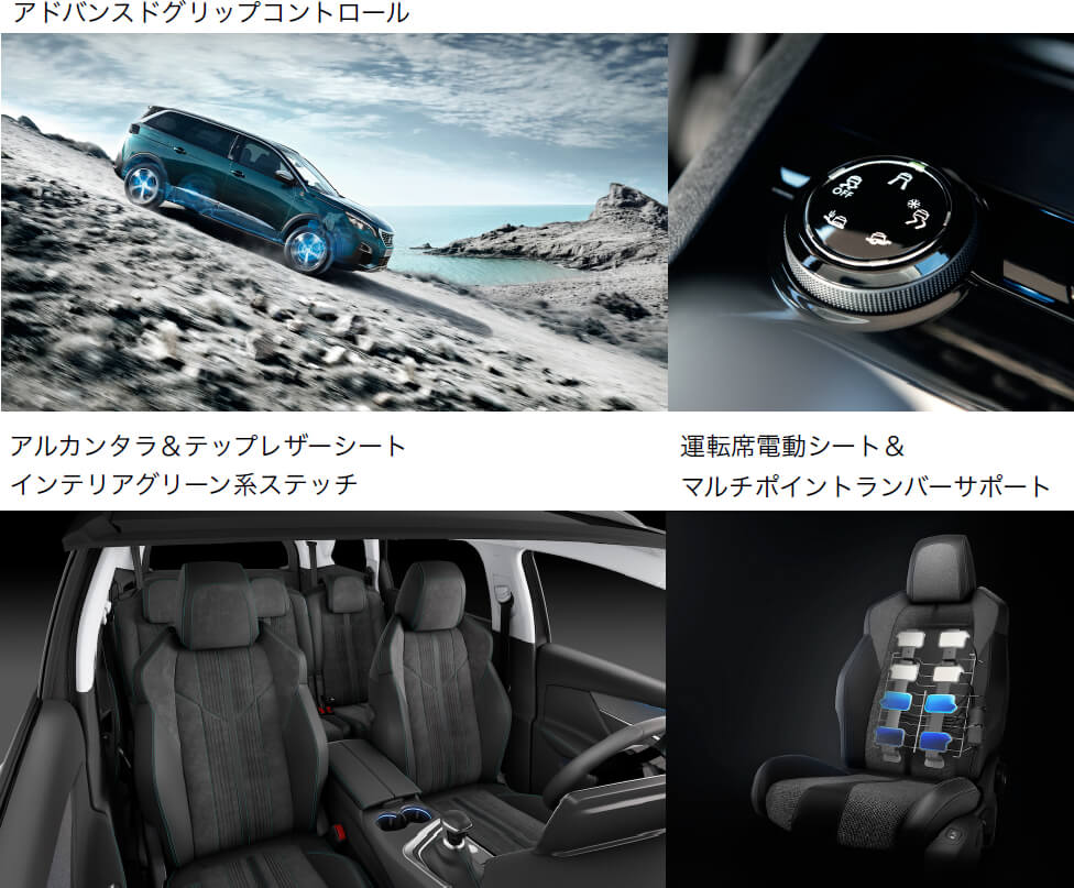 ポストミニバンとして人気の7人乗りSUV、5008にさらに上質な走りと