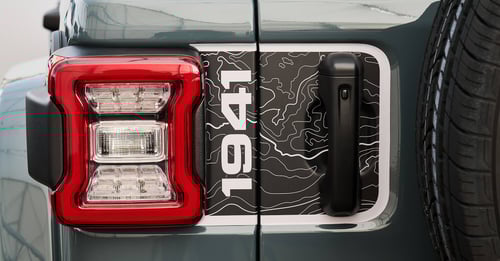 New Wrangler_トレドノース+1941ロゴ入りテールゲートデカール